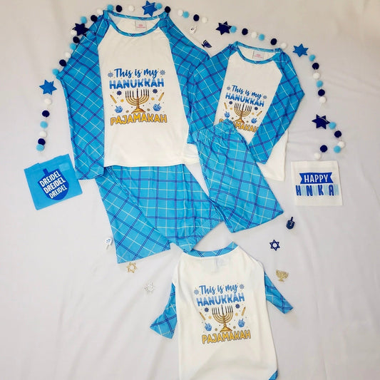 Hanukkah Pajamas Striped