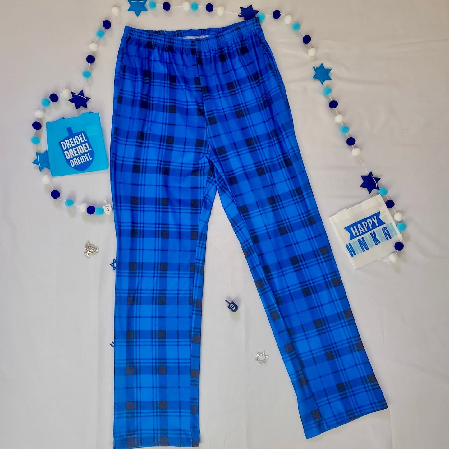 Hanukkah Pajamas Plaid Print